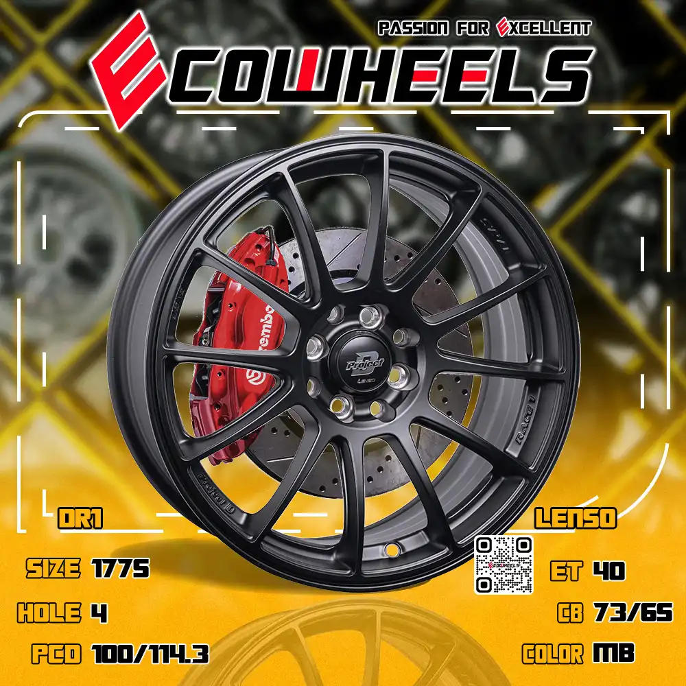 Lenso wheels | Project-D race-1 17 inch 4H100/114.3 - Ecowheels