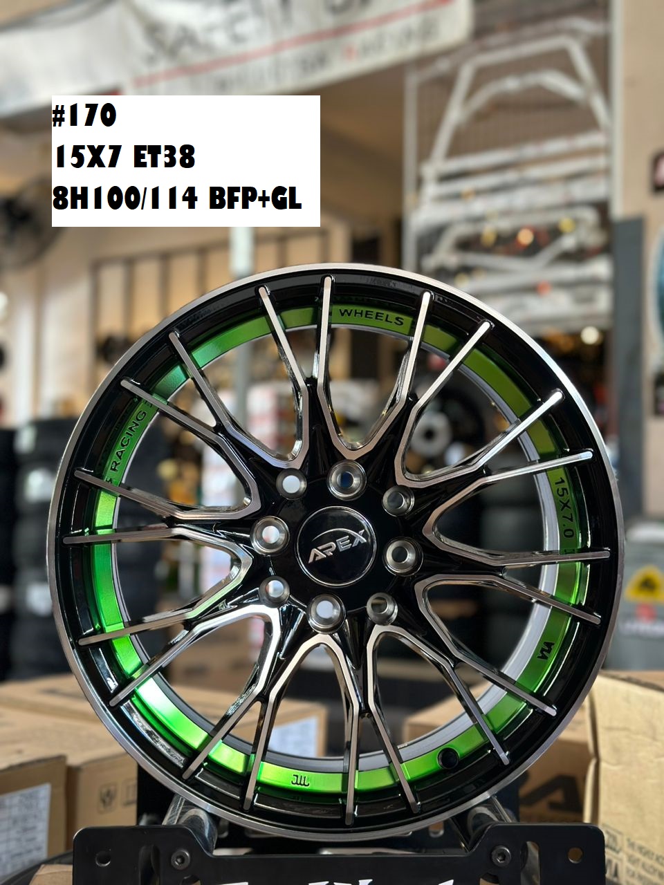 Apex wheels | sport rims 15 inch 4H100/114.3