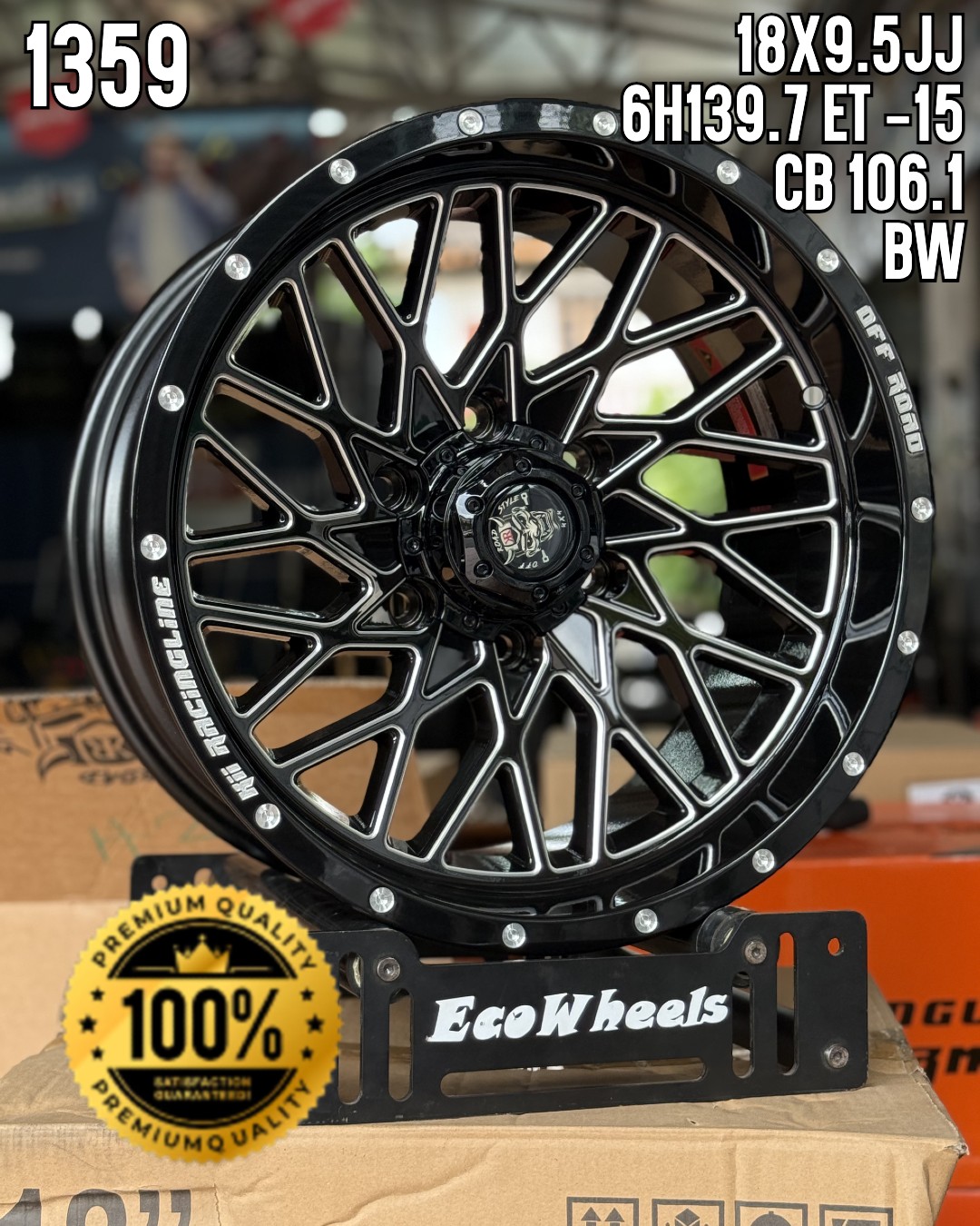 Kii Racing wheels | off road style 18 inch 6H139.7