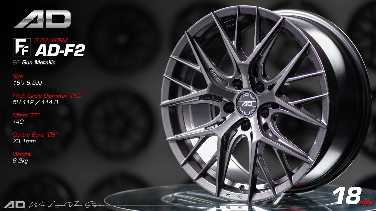 Ad wheels | Flow-Formed f2 18 inch 5H112/114.3